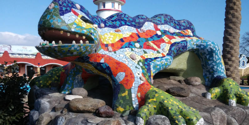 mozaika z keramiky - solimander plaza beach